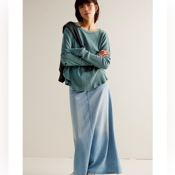 NEW Free People Microphone Drop Thermal Top - Picture 8 of 12